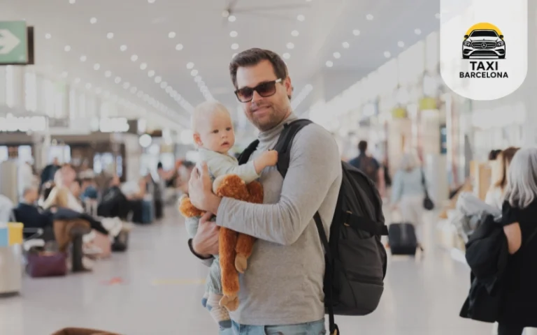 viajar al aeropuerto de barcelona con bebes